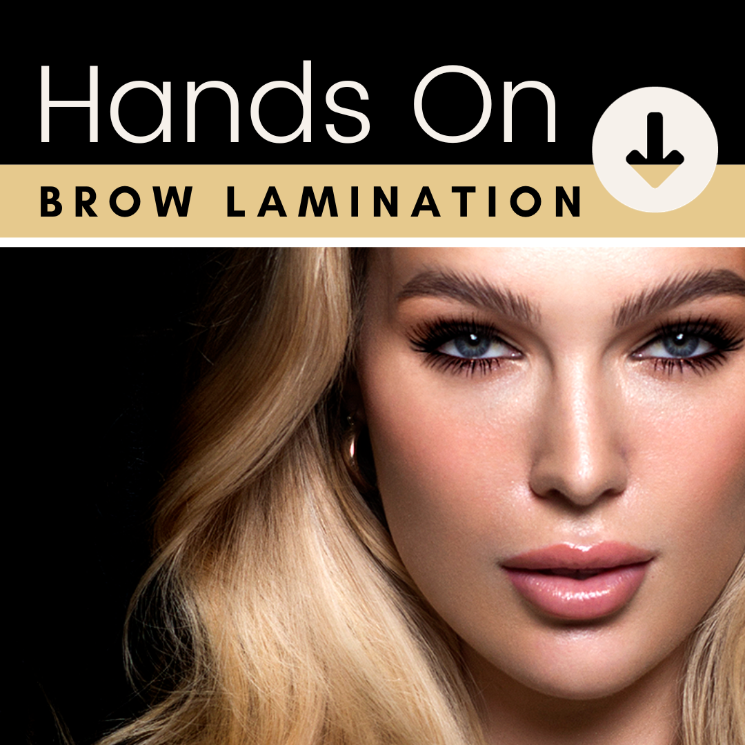 HANDS ON Brow Lamination Certification Course Elleebana Lashes